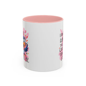 Funny attitude Travel Mug - "I Don't Just Ride the Crazy Train, I Drive It" - Colorful Bird Design