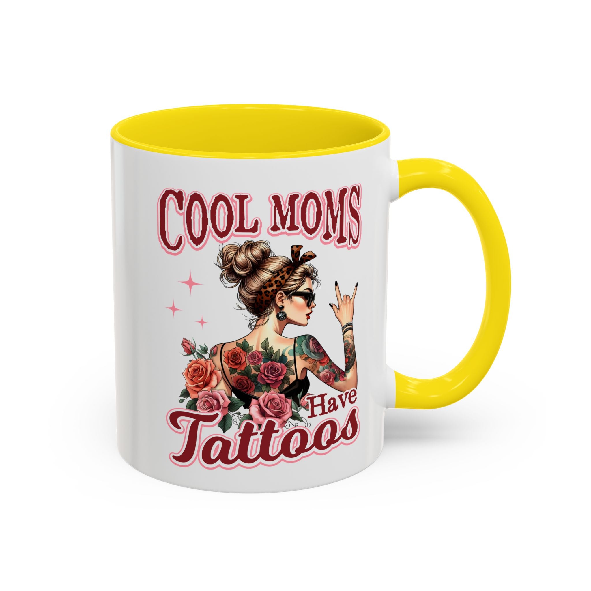 Cool Moms Have Tattoos Coffee Mug — Accent 11/15oz