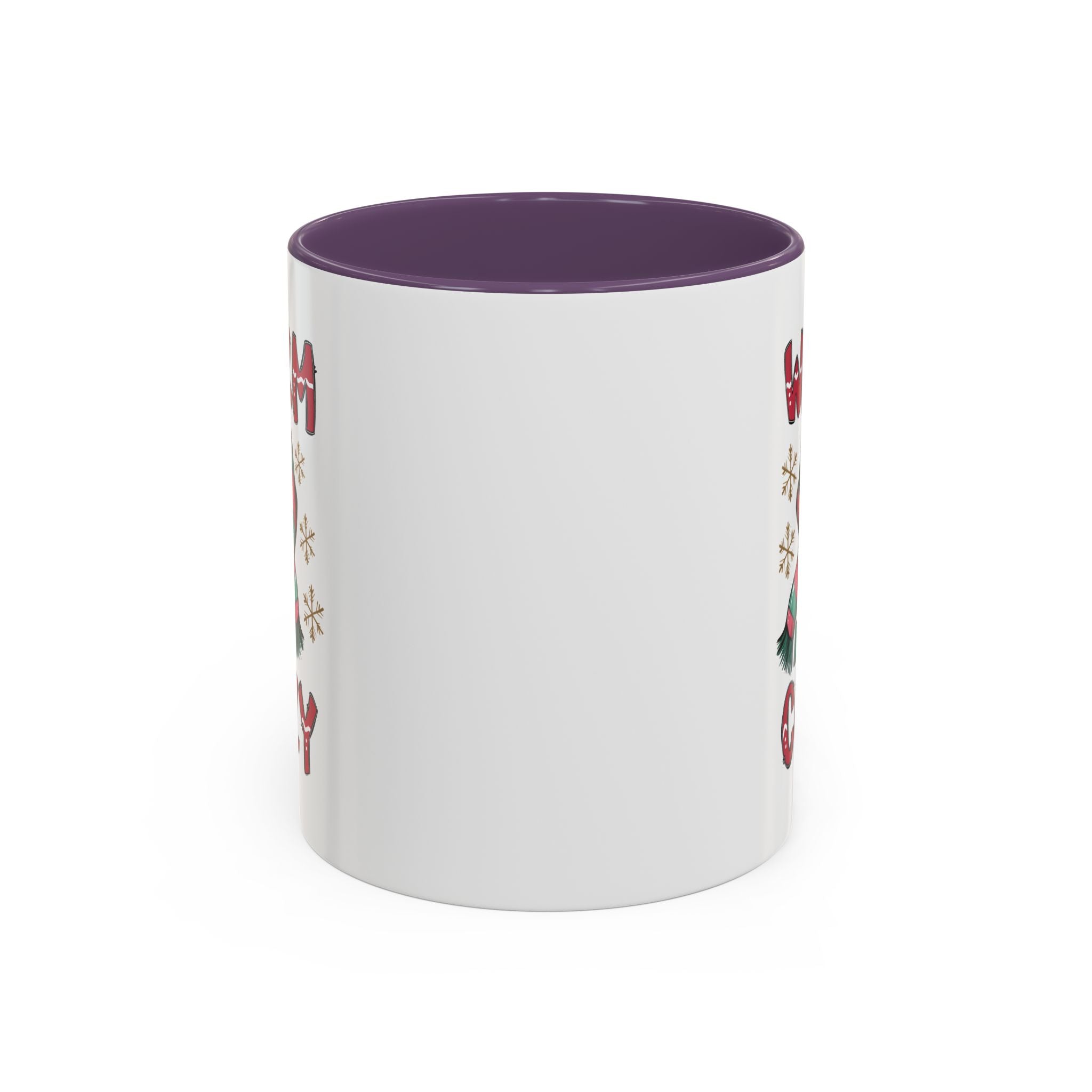 Warm & Cozy Holiday Accent Coffee Mug - Perfect for Winter Mornings, Christmas Gifts, Hot Beverage Lovers, Seasonal Decor, Cozy Vibes