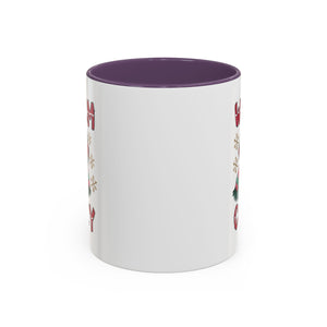 Warm & Cozy Holiday Accent Coffee Mug - Perfect for Winter Mornings, Christmas Gifts, Hot Beverage Lovers, Seasonal Decor, Cozy Vibes