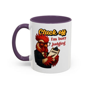 Funny Cluck Off Coffee Mug - Perfect for Chicken Lovers, Gag Gifts, Office Humor, and Birthdays