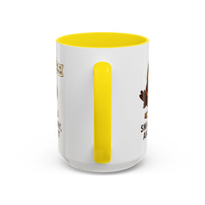 Funny Owl Coffee Mug, not my problem  Small Angry Owl Cup, Coffee Lover Present, Quirky Office