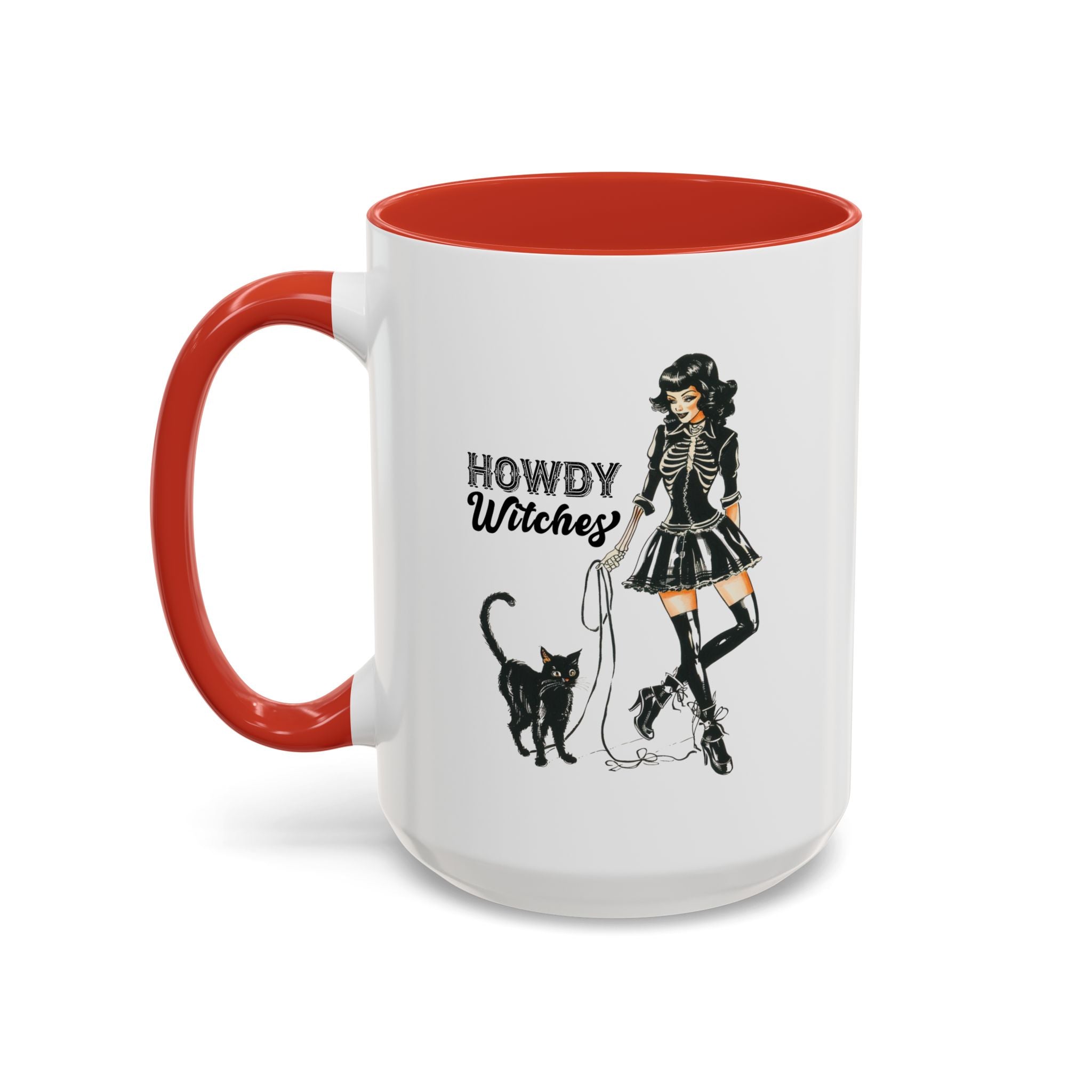 Spooky Cat Coffee Mug, Halloween Gifts, Witchy Home Decor, Black Cat Mug, Cozy Drinkware, Magical Kitchen Accessories