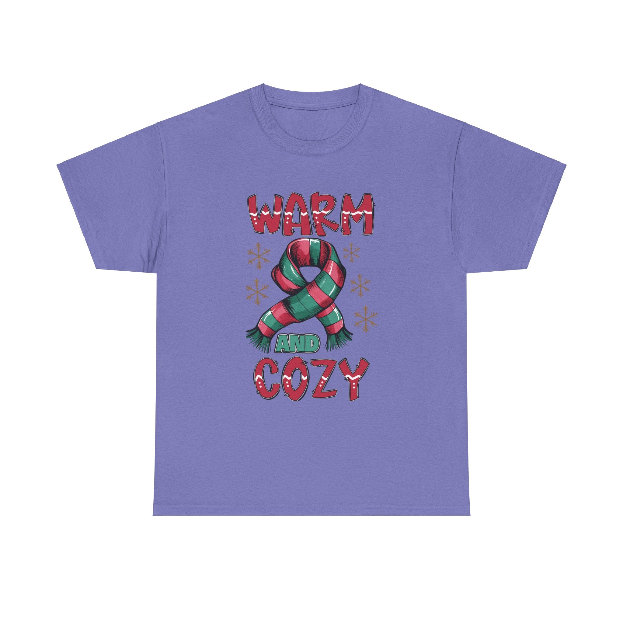 christmas warm and cozy Unisex Heavy Cotton Tee men women