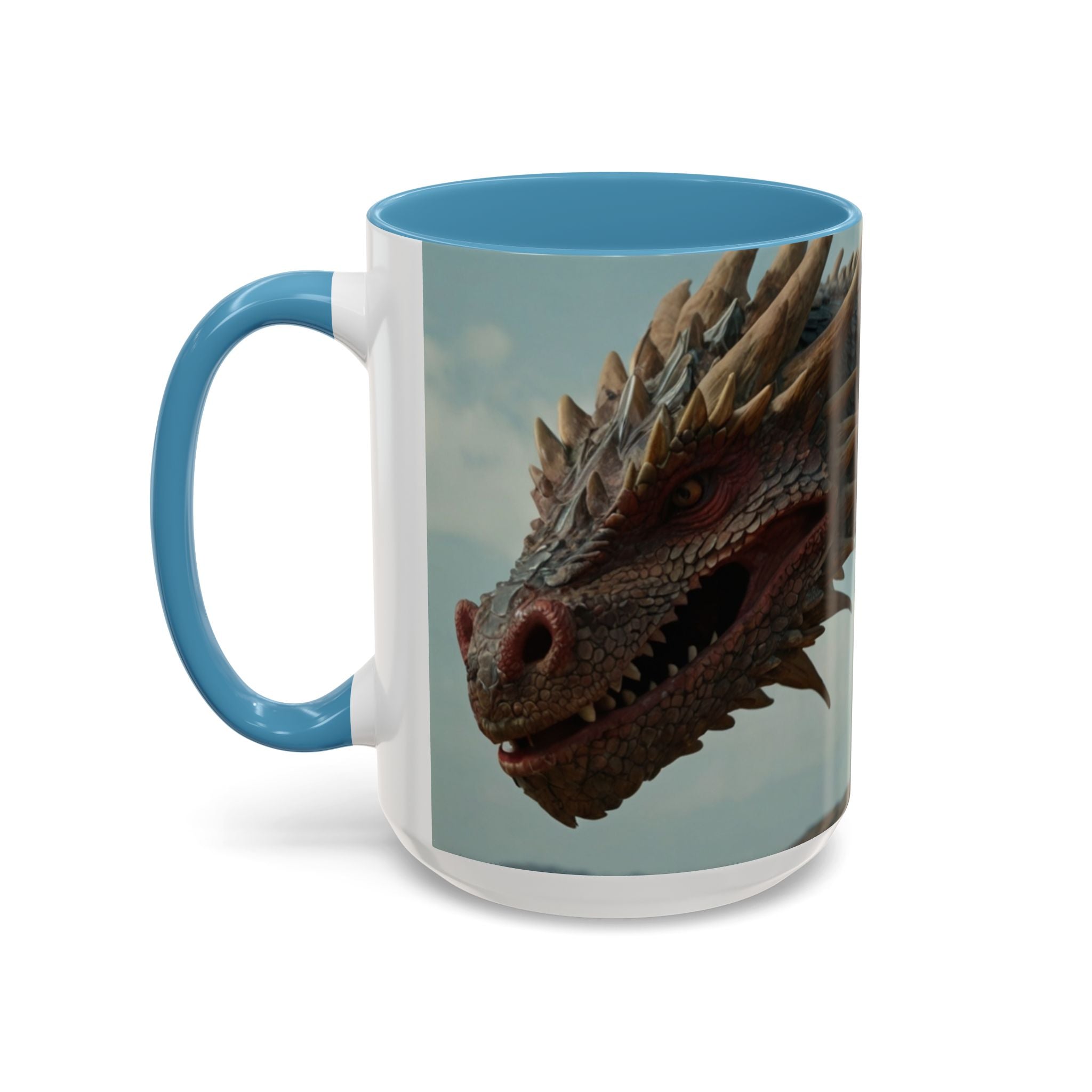 Dragon warrior Fantasy-Themed Accent Coffee Mug gothic