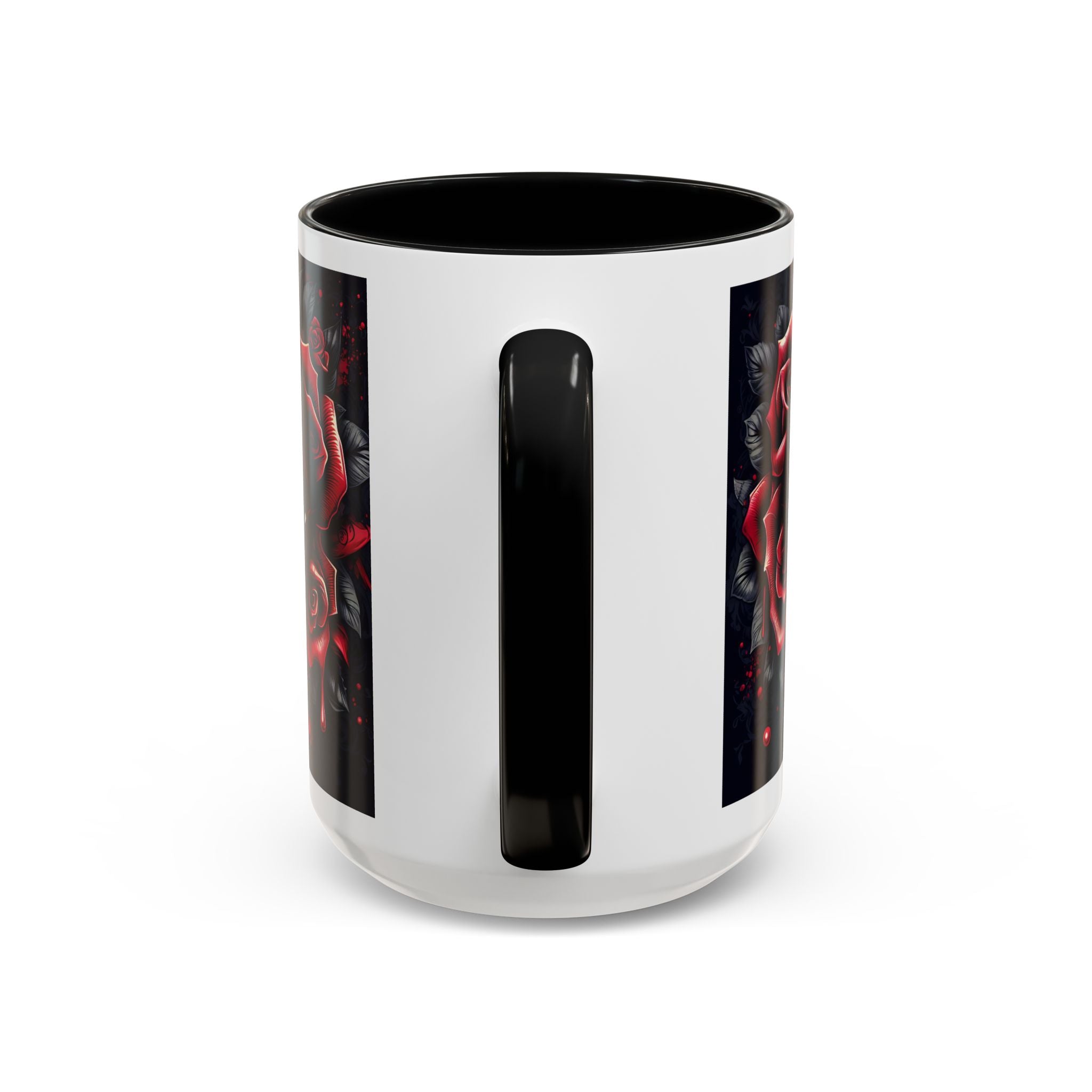 Gothic Vampire Rose Coffee Mug | Perfect for Halloween, Unique Gift, Dark Aesthetic, Gothic Decor, Horror Collectible