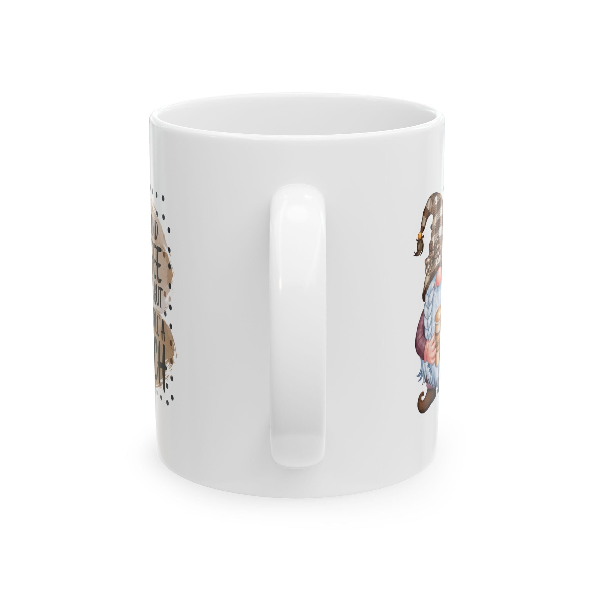 Cozy Gnome Coffee Mug, Funny Mug for Coffee Lovers, Gift for Gnome Enthusiasts, Cute Kitchen Decor, Holiday Coffee Cup