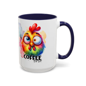 funny Chicken Coffee Mug - Whimsical Gift for Coffee Lovers,  Drinkware, Home Decor, Kitchen Essentials