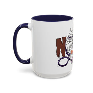 halloween nurse Accent Coffee Mug (11, 15oz) spooky