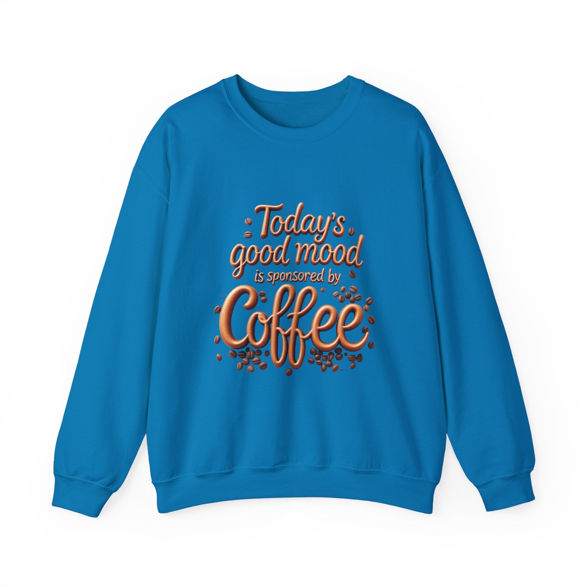 Coffee Mood Crewneck Sweatshirt - Cozy Gift for Coffee Lovers, Perfect for Birthdays, Holidays, Casual Days, Comfortable Wear