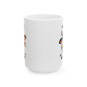 Funny Cow eye rolling sarcasm coffee  Mug | Cute Gift  Cow Print Coffee Cup | Unique Kitchen Decor | Humorous Gift for Birthdays