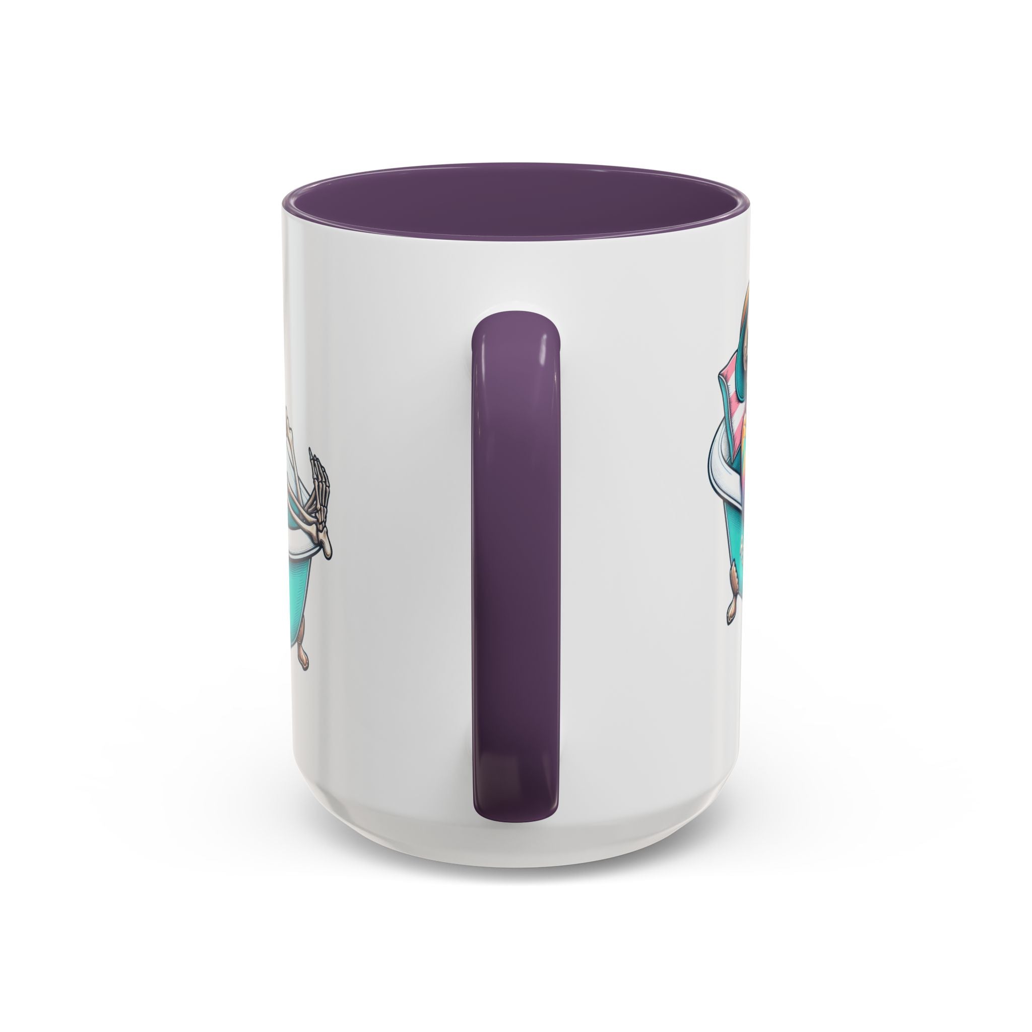 Rest in Peace Skeleton Coffee Mug - Fun Halloween Gift, Unique Home Decor, Hilarious Office Cup, Quirky Birthday Present, Spooky