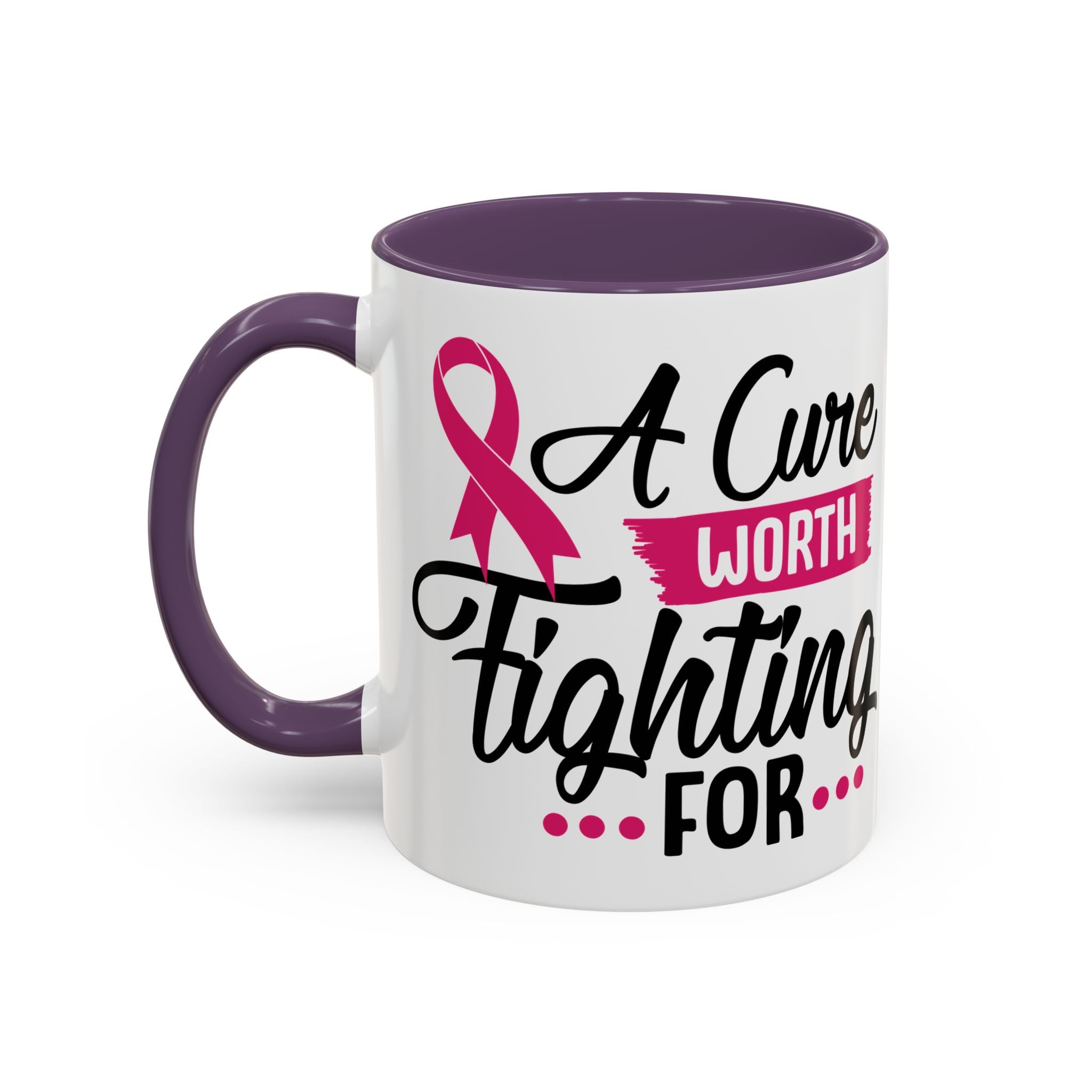 Inspirational Breast Cancer Awareness Mug, Supportive Gift for Fighters, 11oz & 15oz Coffee Cup - Perfect for Fundraisers, Hope, [...]