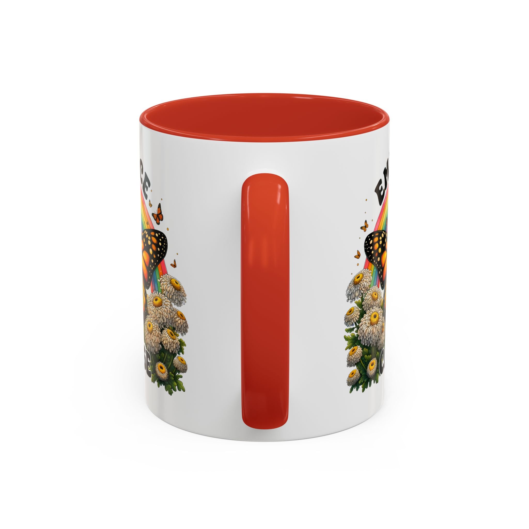Embrace Change Butterfly Coffee Mug – Inspirational Gift for Nature Lovers