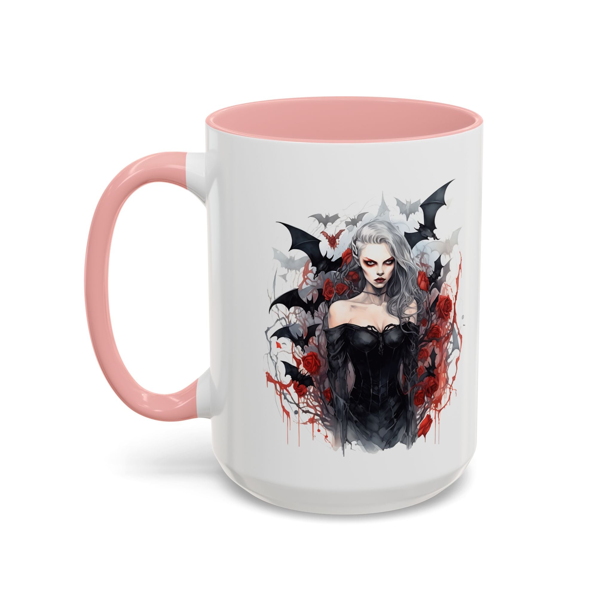 Gothic Coffee Mug, Dark Aesthetic Cup, Halloween Drinkware, Vampire Themed Gift, Horror Mug, Witchy Kitchen Decor