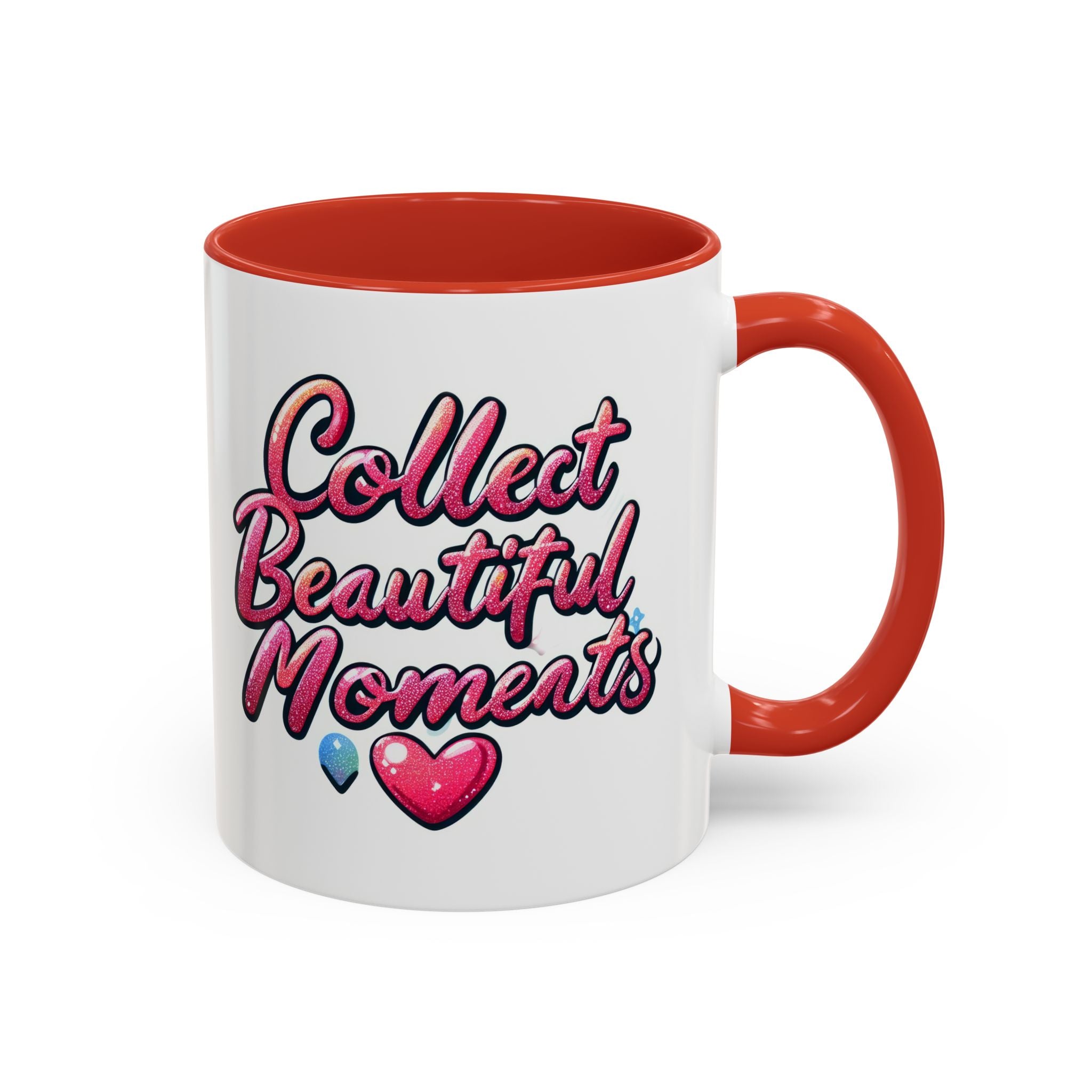 Collect Beautiful Moments Coffee Mug - 11oz & 15oz positive vibe love heart cup