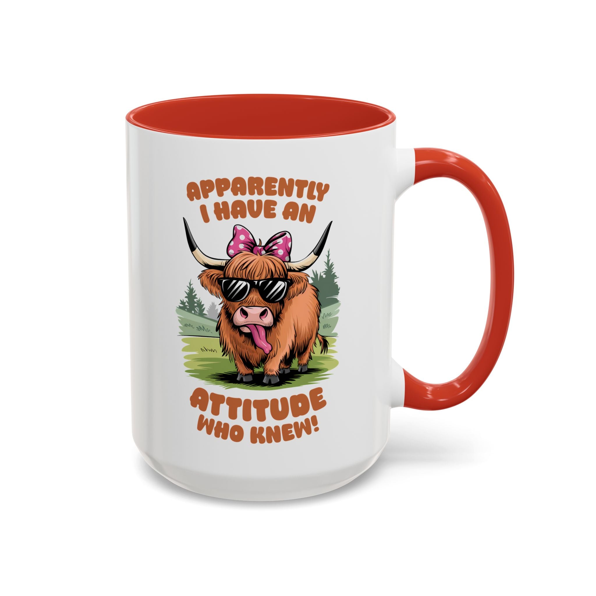 Fun Attitude Coffee Mug - Perfect Gift for Animal Lovers cow farm humor