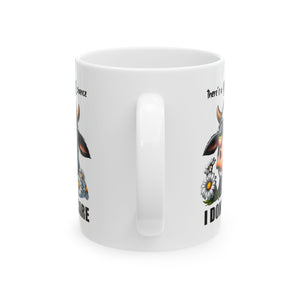 I don't care attitude  Cow coffee Mug  Cute Coffee Cup, Animal Lover Gift, Farmhouse Decor, Birthday Present, Cow-Themed Kitchenware