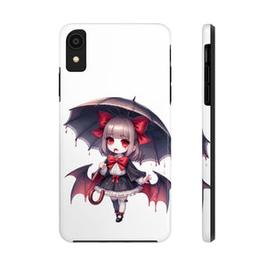 vampire girl horror art Tough Phone Cases
