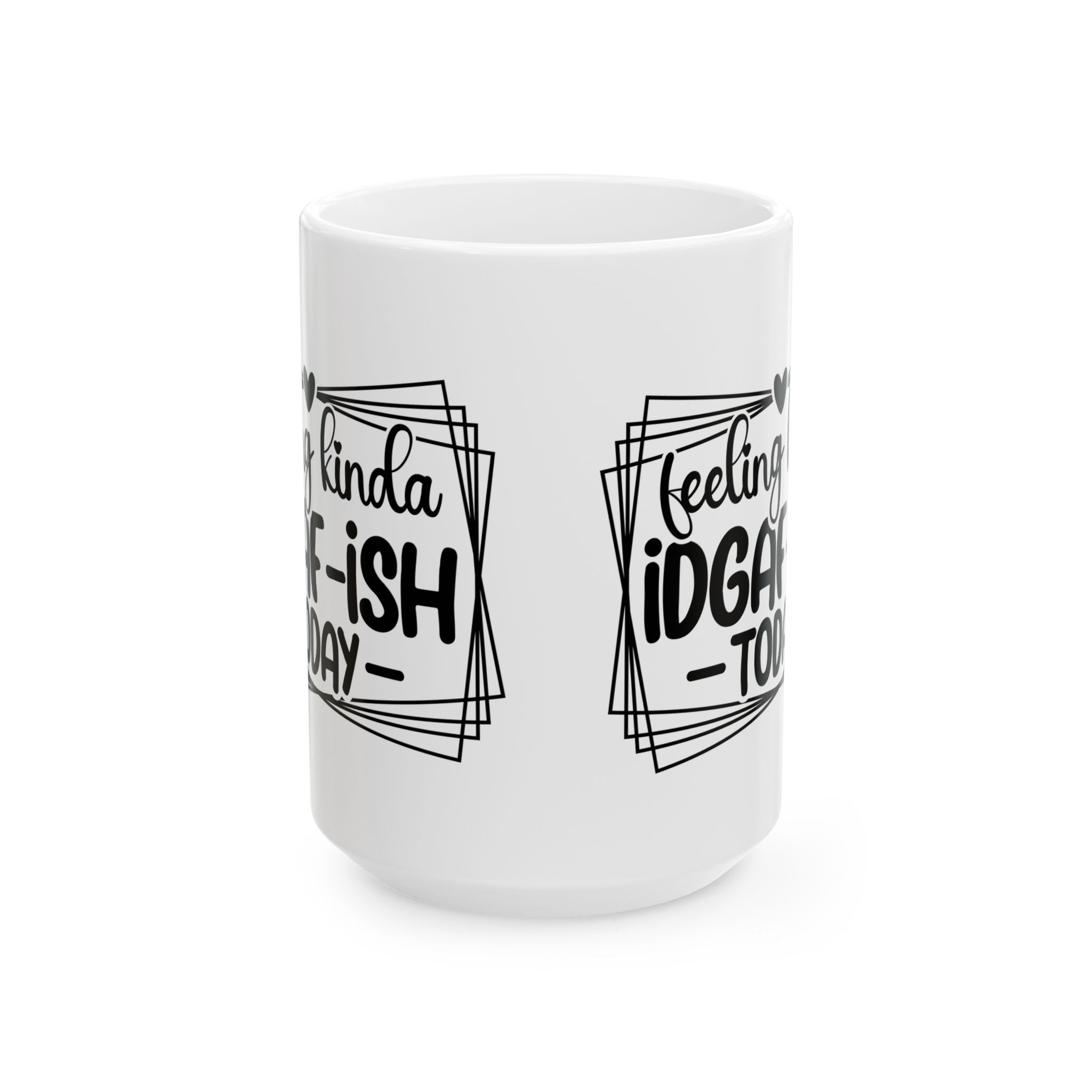 Feeling iDGAFF coffee Mug  attitude sarcasm Perfect Gift for Coffee Lovers,  Funny Mug for Work, Humorous