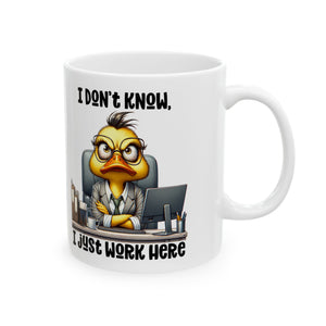 Funny attitude Office coffee Mug, Coffee Cup for Work, Gift for Coworker, Motivational Mug,
