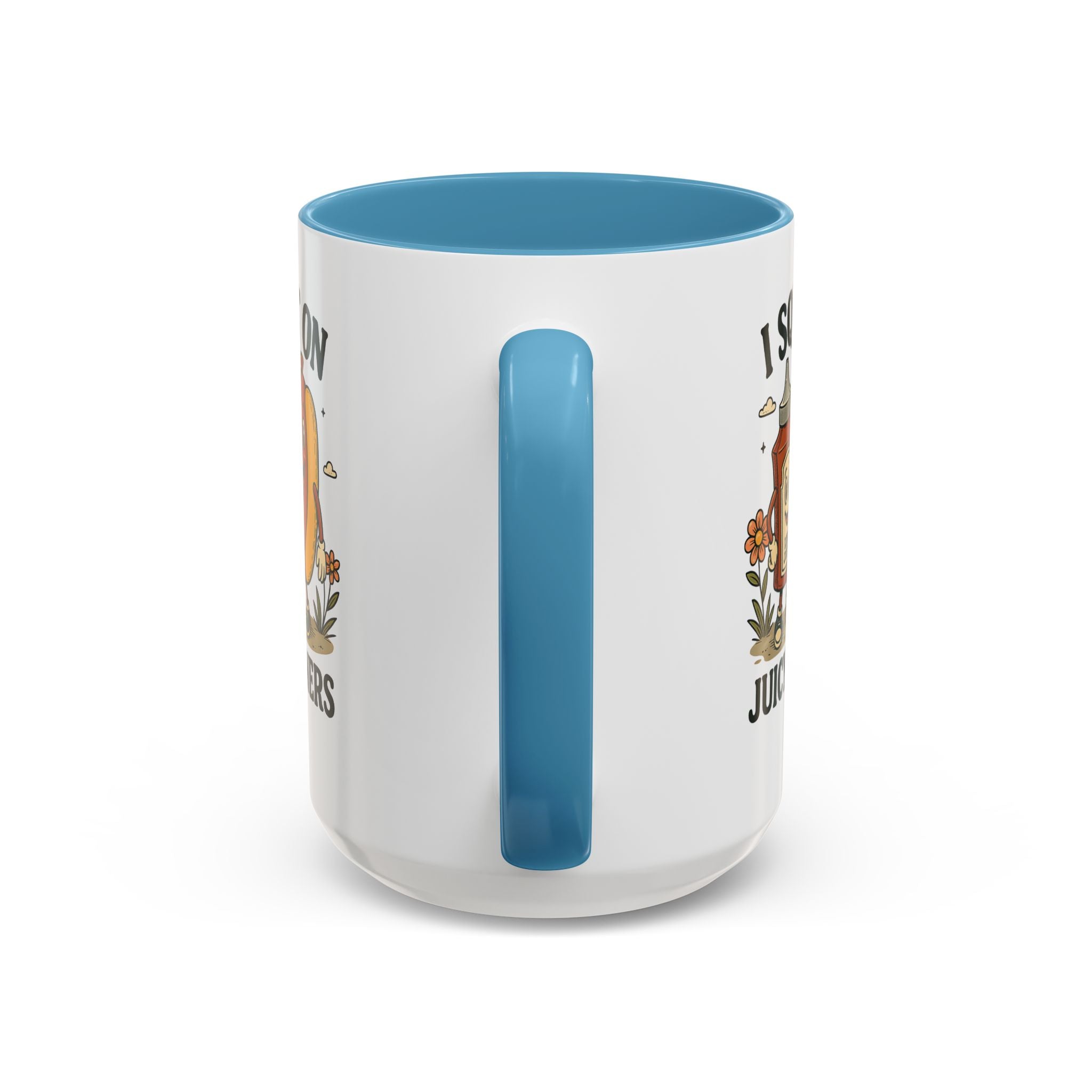I squirt on Juicy Wieners Coffee Mug - Fun Foodie Design adult humor