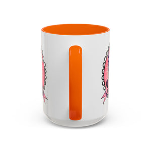 Rock 'n' Roll Accent Coffee Mug - Perfect for Music Lovers, Gift for Her, Unique Office Mug, Fun Coffee Cup, Empowering Gift Idea