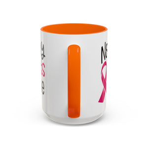 Inspirational Coffee Mug for Support - 'Nobody Fights Alone' | Breast Cancer Awareness Gift, Motivational Mug, Friendship Gift, Self-Care