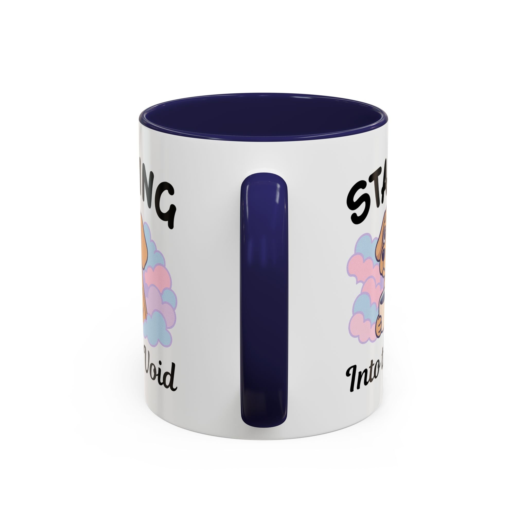 Cute Dog Coffee Mug for Animal Lovers, Staring Into the Void, Fun Gift for Pet Owners, Coffee Lovers, Cute Kitchen Decor