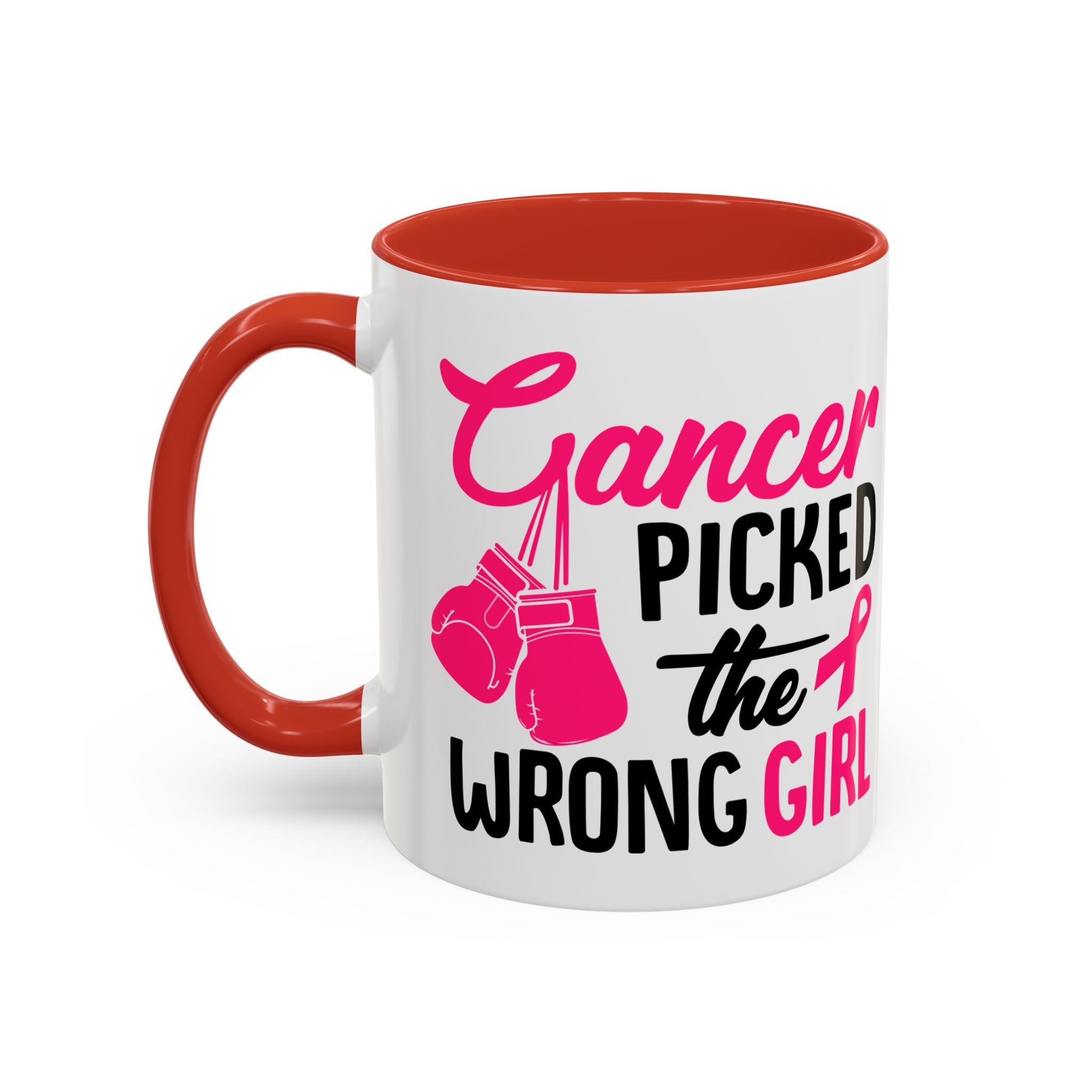 Empowering Cancer Warrior Mug, Coffee Cup for Fighters, Supportive Gift for Cancer Survivors, Inspiration for Awareness Events, [...]