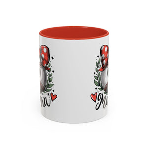 Mama's Accent Coffee Mug | Baseball & Heart Design | Gift for Mom, Mother's Day, Birthday, Coffee Lovers, Baseball Fans