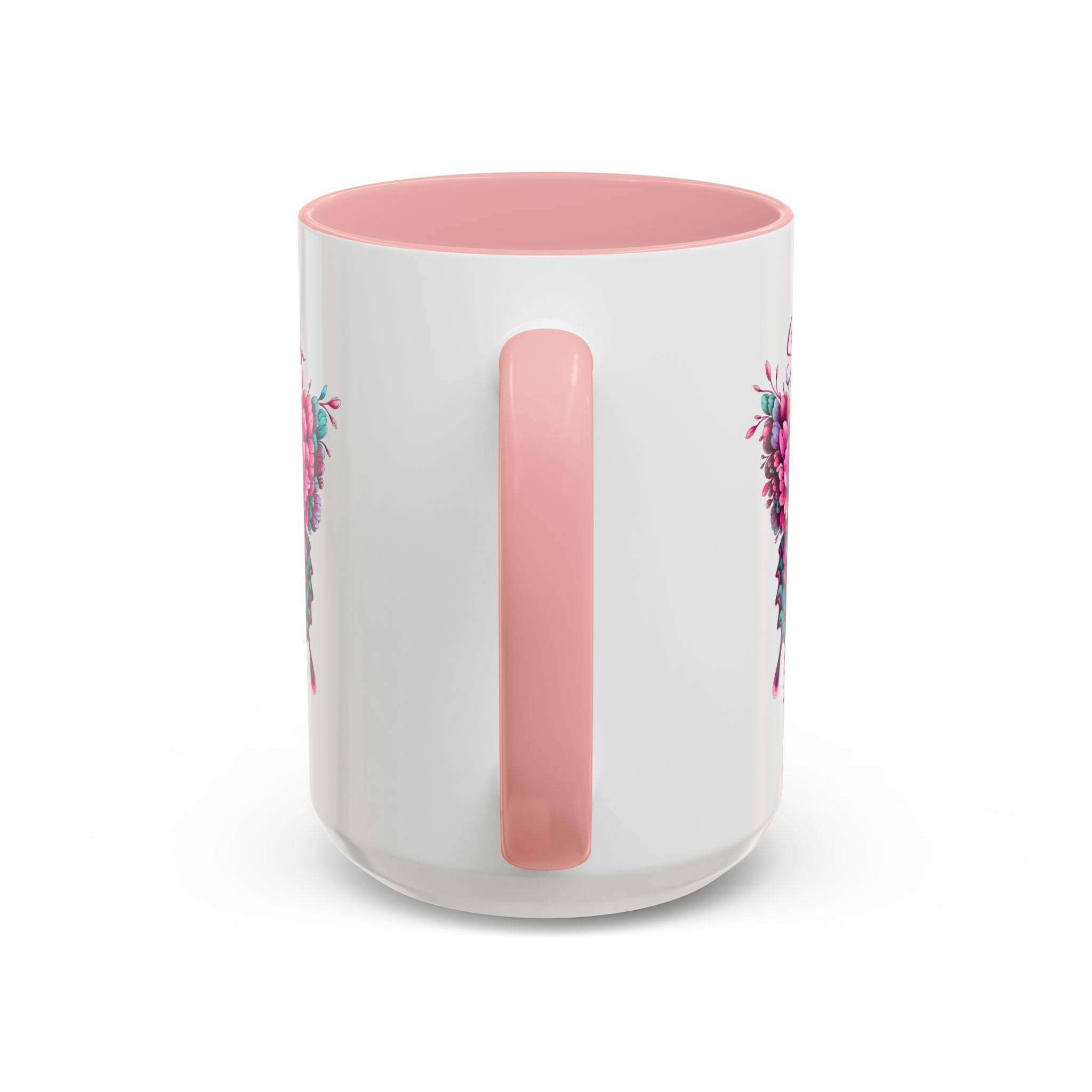 Stronger Than The Storm Accent Coffee Mug - Inspirational Butterfly Design