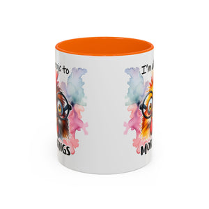 Funny Morning Coffee Mug, Gift for Coffee Lovers, Humorous Mug, Office Mug, Unique Cup for Mornings, Chicken Design