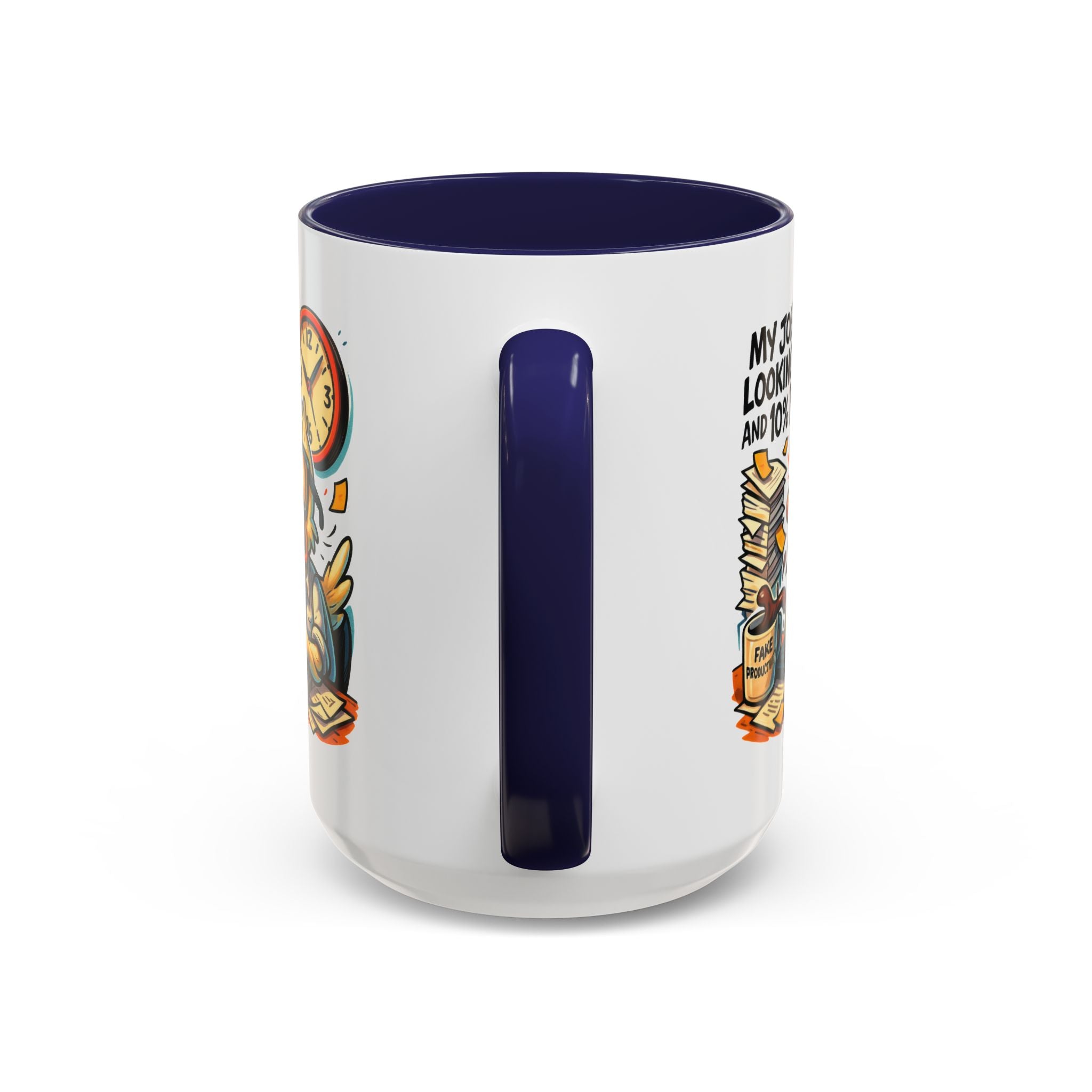 Funny Office Duck Coffee Mug | Perfect Gift for Office Workers, Desk Jokes, Humor, Funny Barista Mug, Creative Gift Idea