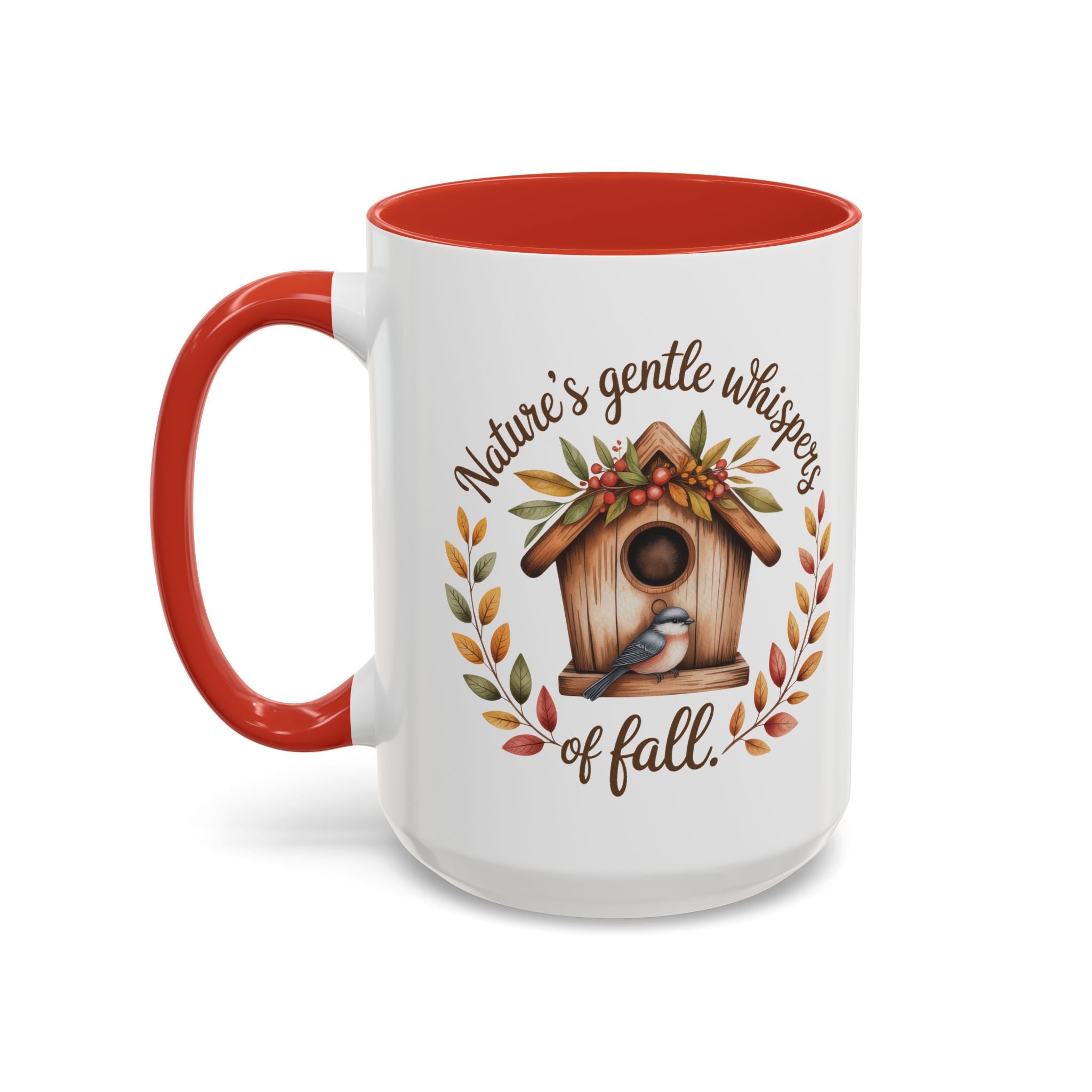 Nature's Gentle Whispers Fall Coffee Mug nature lovers cup