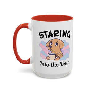 Cute Dog Coffee Mug for Animal Lovers, Staring Into the Void, Fun Gift for Pet Owners, Coffee Lovers, Cute Kitchen Decor