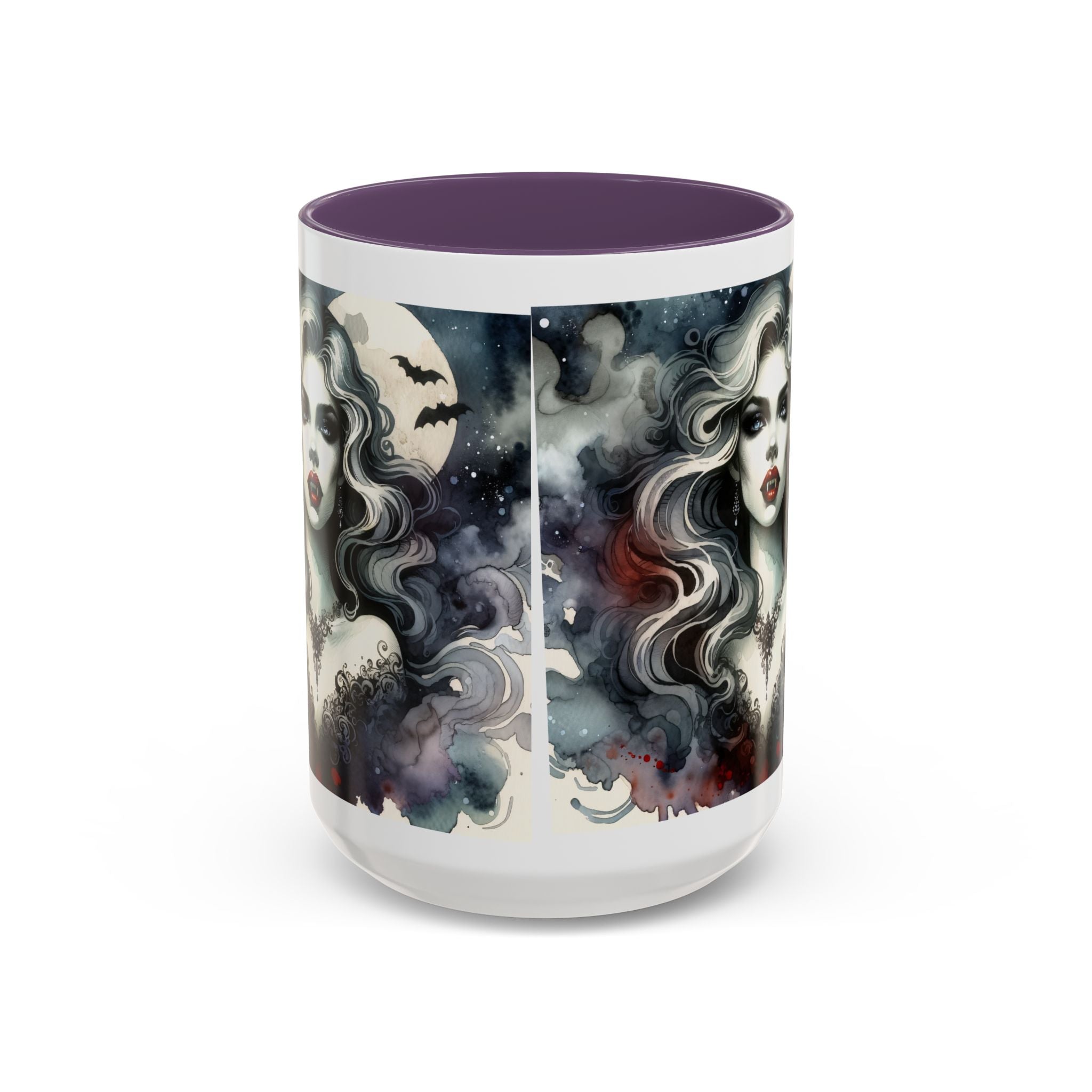 Gothic vampire Elegance Coffee Mug,  Halloween Decor, Dark Art Mug, Spooky Homeware