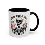 Broke and Bougie Coffee Mug, Skeleton Mug, Halloween Mug, Unique Gift for Coffee Lovers, Spooky Decor