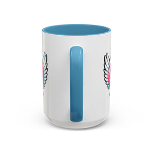Empowering Heart Coffee Mug | Inspirational Gift for Women, GRL PWR Mug, Cute Kitchen Decor, Unique Friendship Gift, Motivational Coffee Cup
