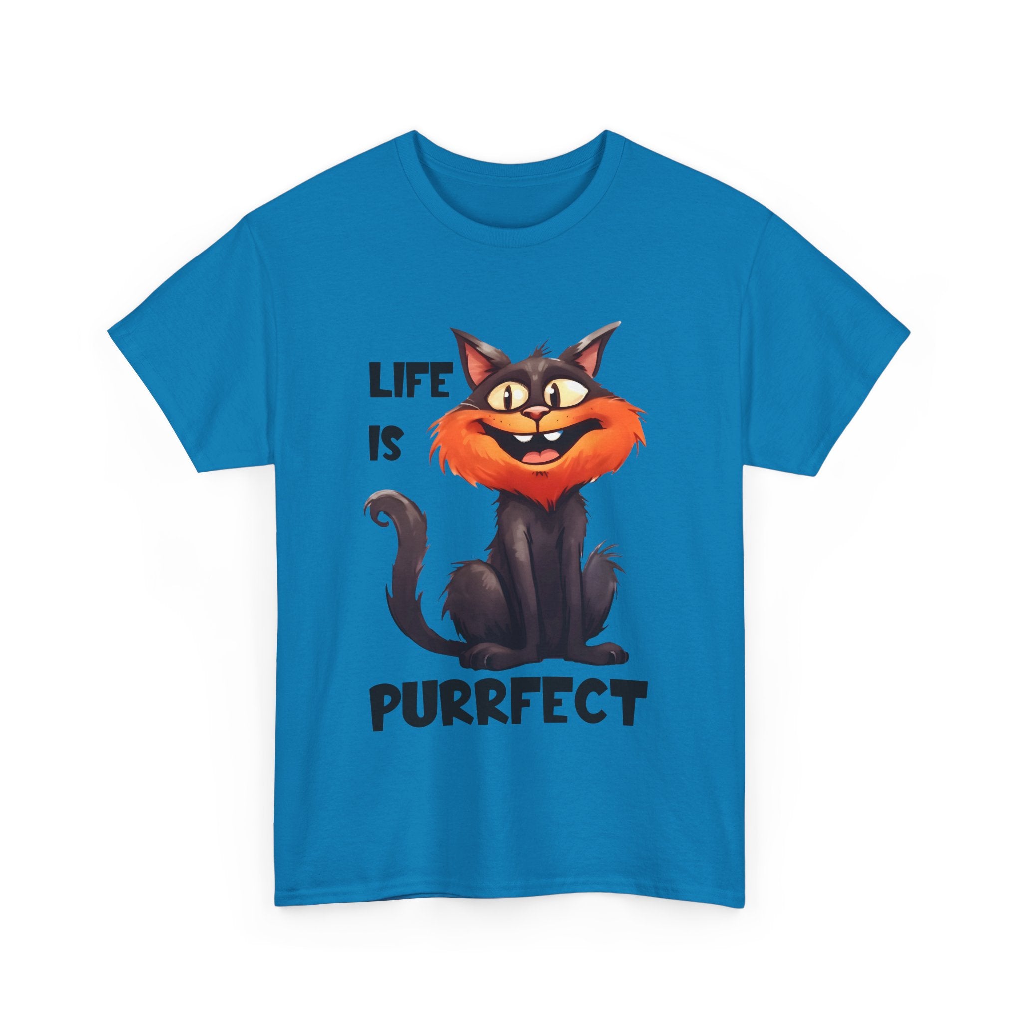 Purrfect Cat Tee, Cute Cat Lover Shirt, Fun Unisex Cotton Top, Gifts for Cat Owners, Funny Pet T-Shirt, Birthday Gift Idea