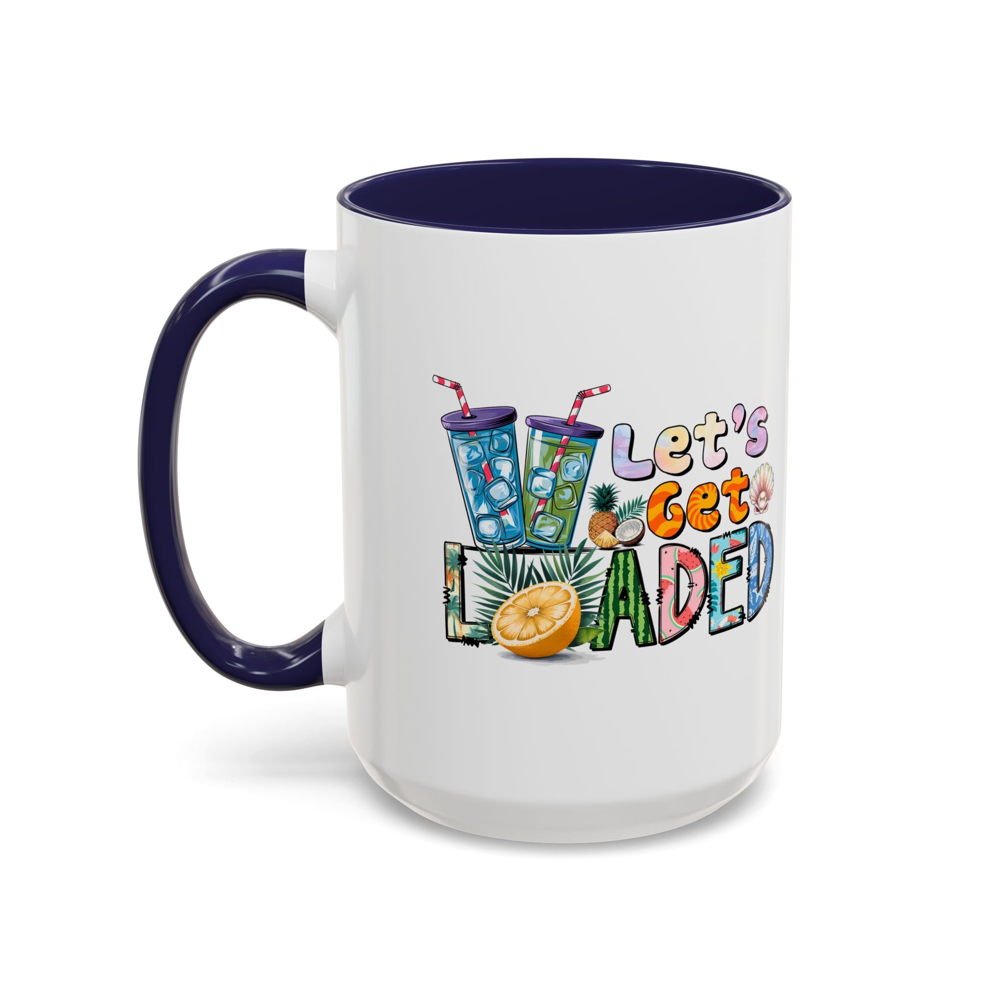 Colorful 'Let's Get Loaded' Coffee Mug - Fun Drinkware for Parties & Gatherings