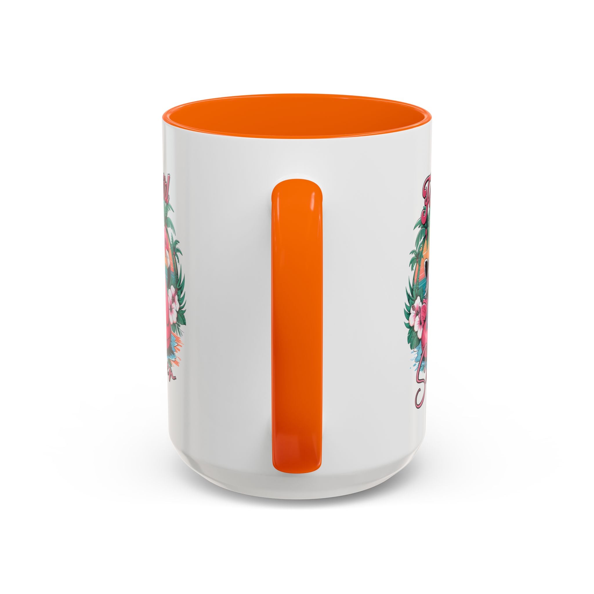 Feral Girl Summer Coffee Mug - Accent Design for Animal Lovers