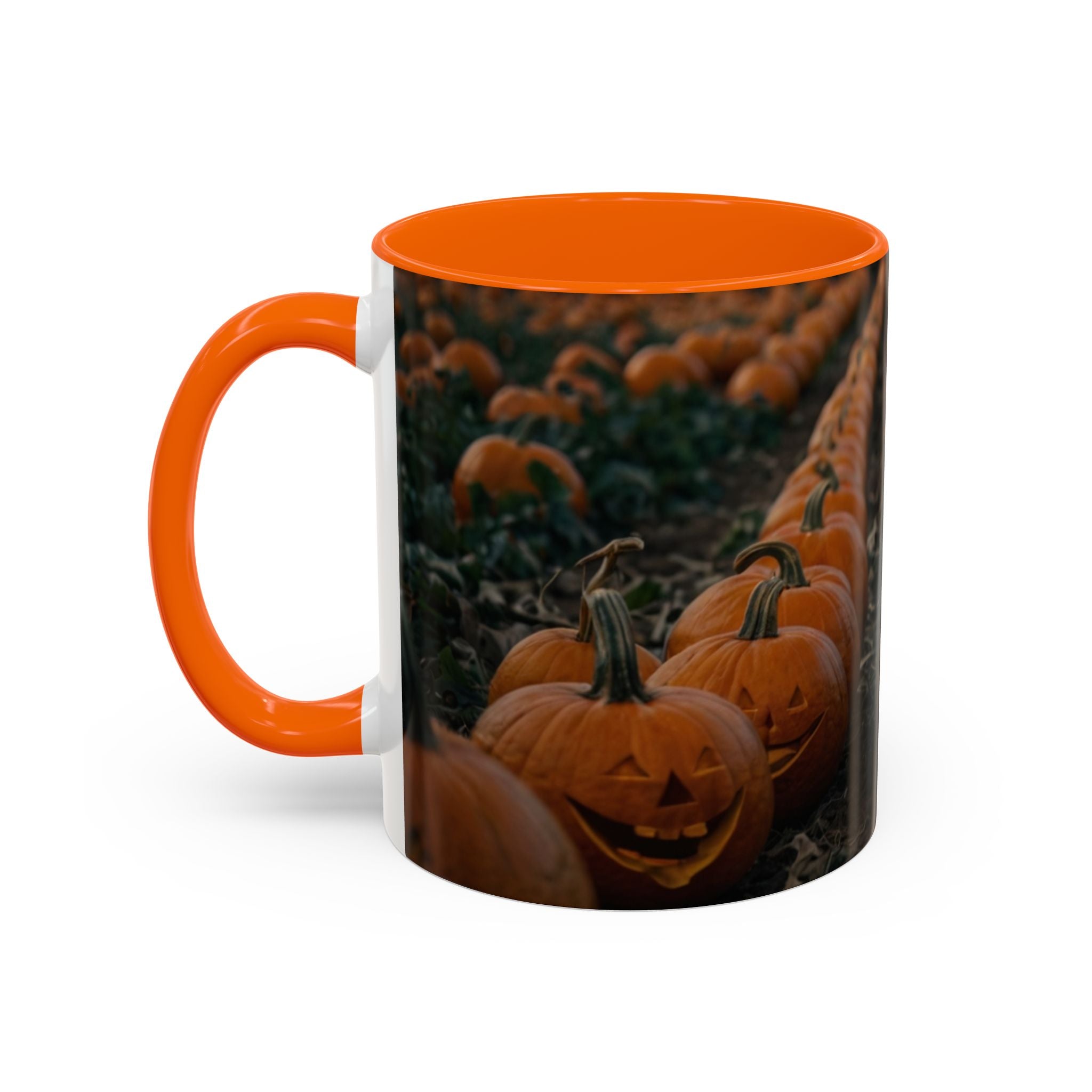 Halloween Black Cat Pumpkin Coffee Mug spooky magical