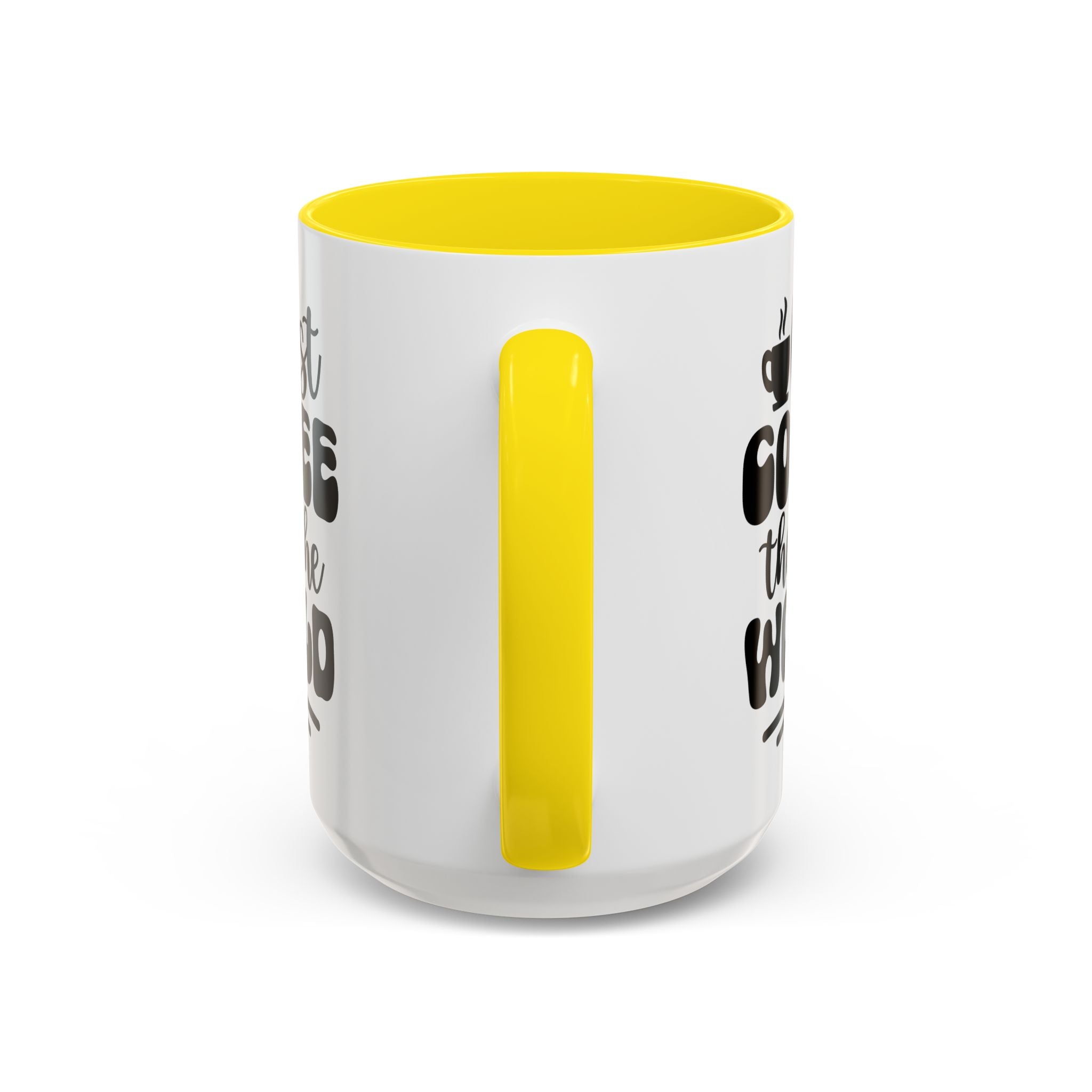 First Coffee Then the World - Stylish Accent Coffee Mug for Coffee Lovers, Gift for Friends, Kitchen Decor, Office Mug, Holiday Present