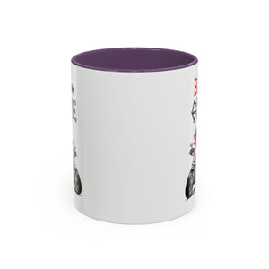 Bad to the Gnome Coffee Mug - 11oz & 15oz Accent Mugs for Bikers & Gnome Lovers