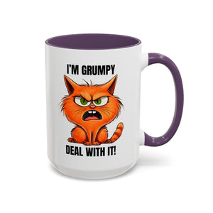 Grumpy Cat Coffee Mug, Funny Cat Mug, Gift for Cat Lovers, Office Coffee Cup, Humor Mug, 11oz 15oz