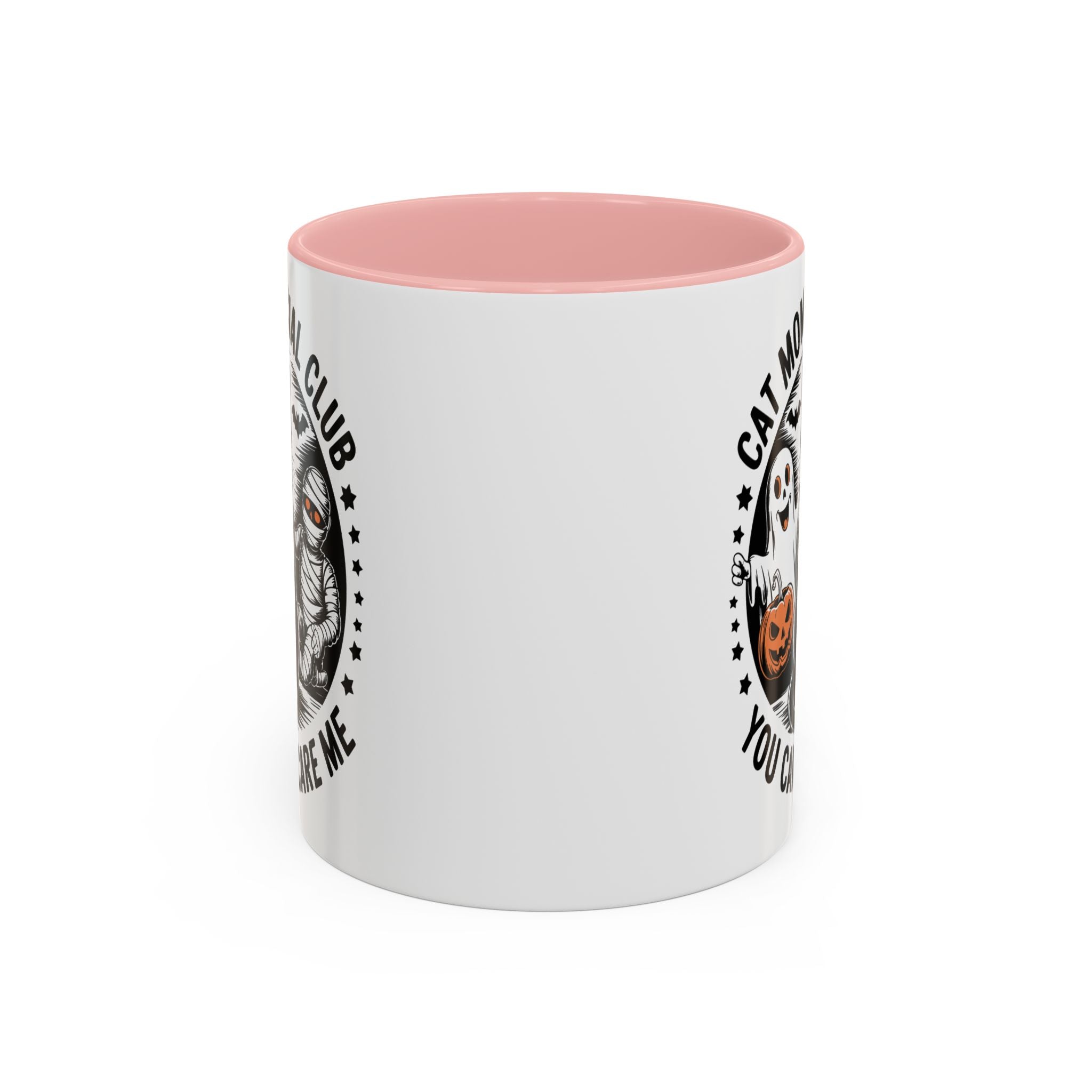 Halloween Cat Mom Coffee Mug - Spooky Social Club Design