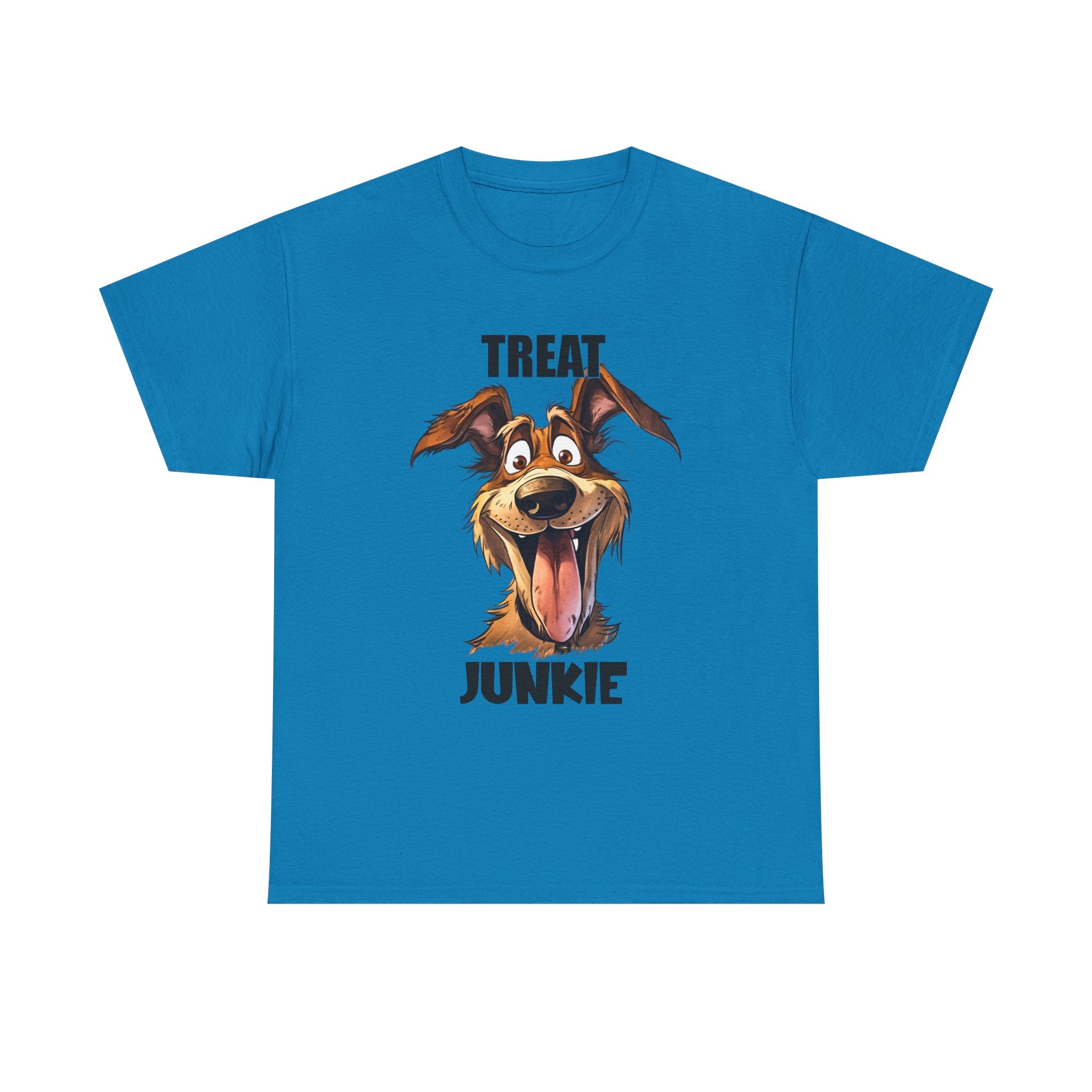 Dog Lovers Treat Junkie Tee, Unisex Dog T-Shirt, Pet Owner Gift, Funny Dog Shirt, Animal Lover Apparel, Dog Enthusiast Gift