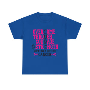 Inspirational Cancer Awareness Tee, Unisex Cotton Shirt, Supportive Tee, Gift for Survivors, Breast Cancer Awareness, Strength and [...]