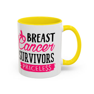 Breast Cancer Survivors Coffee Mug, Inspirational Cancer Gift, Supportive Awareness Mug, Gift for Survivors, Encouraging Morning Coffee